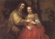 REMBRANDT Harmenszoon van Rijn Portrait of Two Figures from the Old Testament oil painting